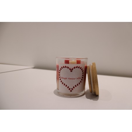 Bougie artisanale – Amour Infini | Florale & fruitée