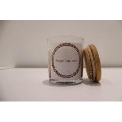 Bougie artisanale parfum cappuccino – Gourmande & chaleureuse